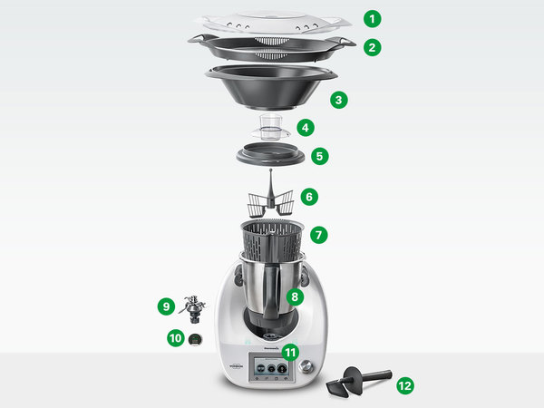 Nouveau thermomix TM5 en vue de intégrale