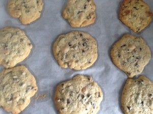 Cookies à la sortie du four