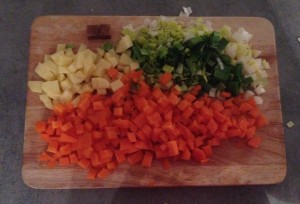 Légumes pour la soupe