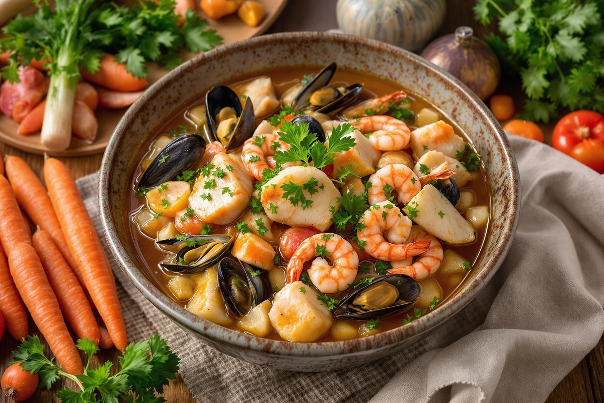 Marmite du pêcheur au thermomix : recette facile