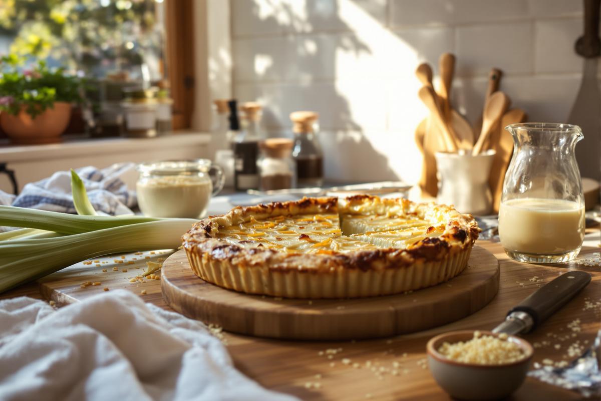 La tarte aux poireaux de Jean-Pierre Coffe (son ingrédient secret étonne)