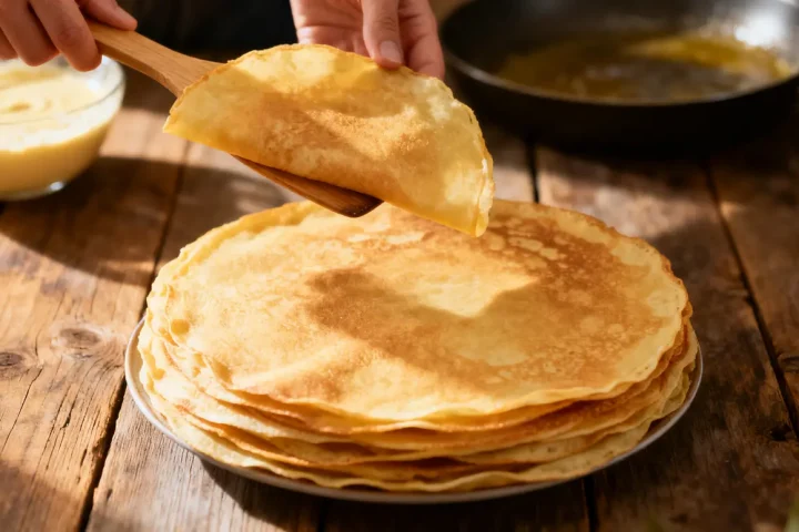 Recette crepe cyril lignac : crêpes faciles et moelleuses