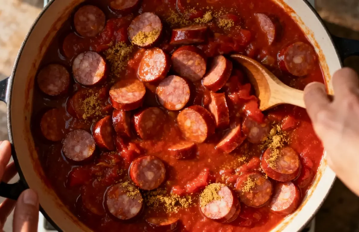 Rougail saucisse Thermomix : recette simple et savoureuse
